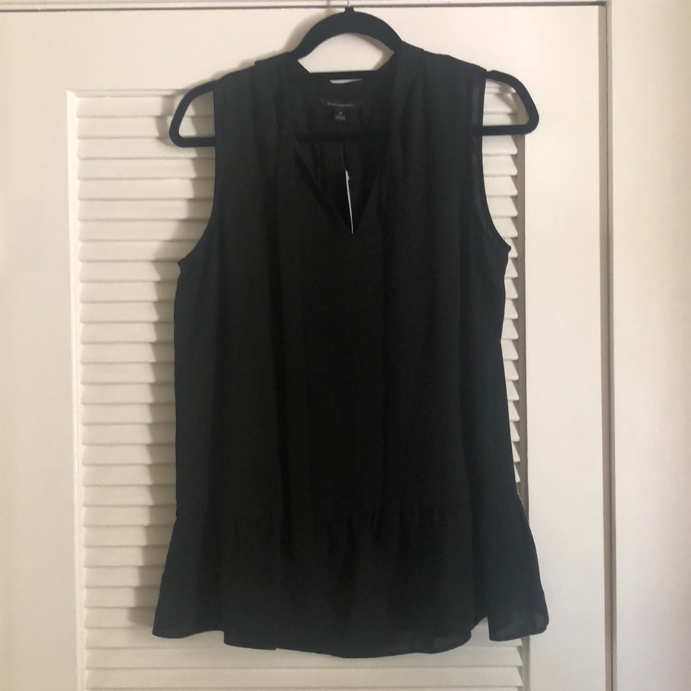 Banana Republic peplum top NWT